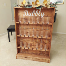 Load image into Gallery viewer, Party Prop - TableTop Champagne Wall (Holds 21 Champagne Flutes) - Drink Wall, Bubbly Wall