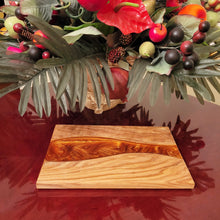 Load image into Gallery viewer, Cheese Board/Tray - Red Oak And Copper Resin